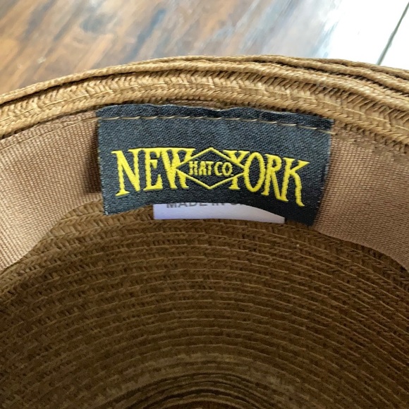 New York Hat Co. Brown Paper Straw Hat - Picture 4 of 6